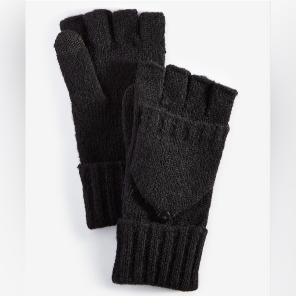 NWT On 34th Women’s Wide Ribbed Pop Top Gloves